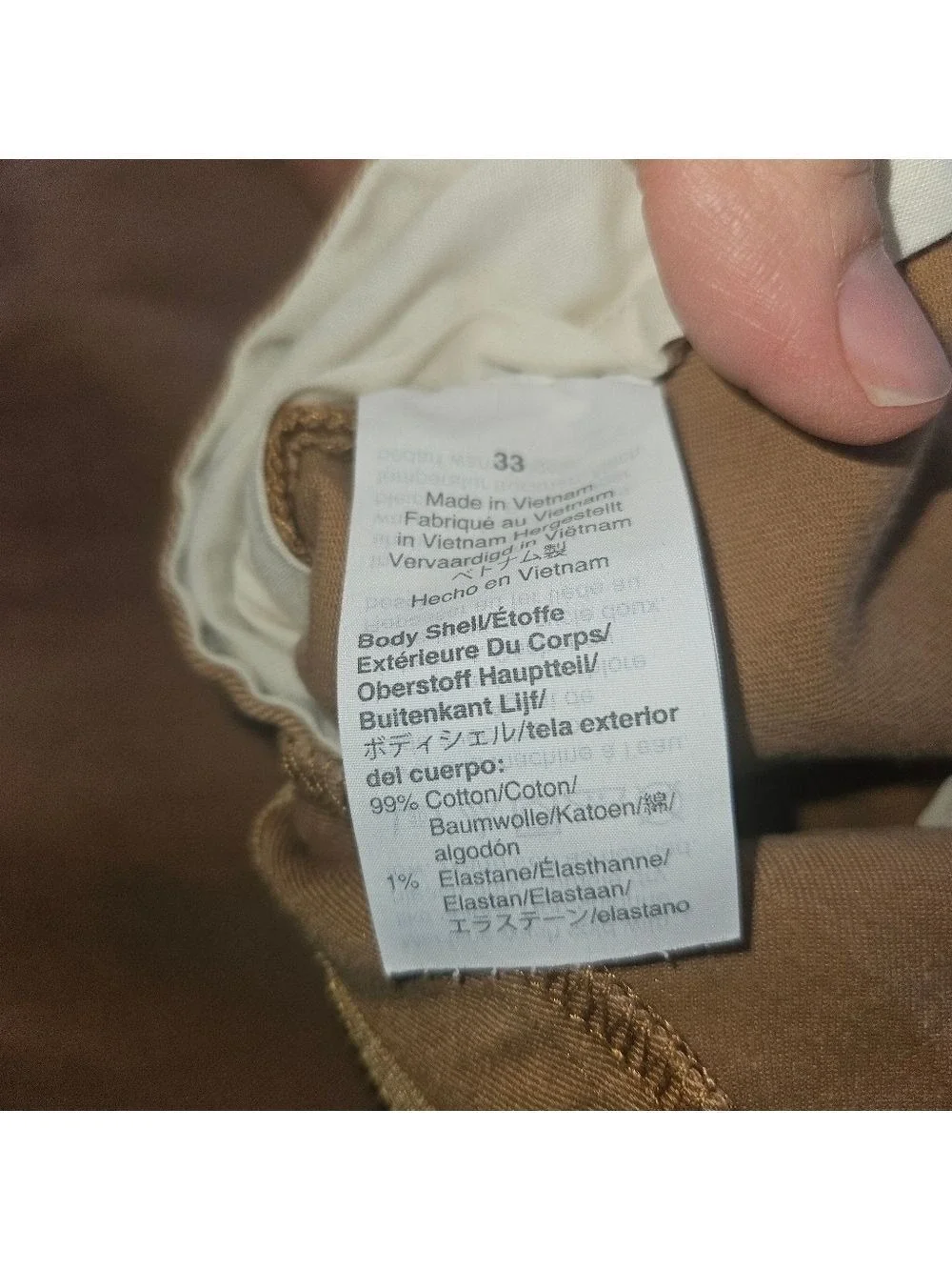 J Crew Shorts Mens 33 Khaki Mercantile Flex Chino Casual Golf Lightweight Shorts